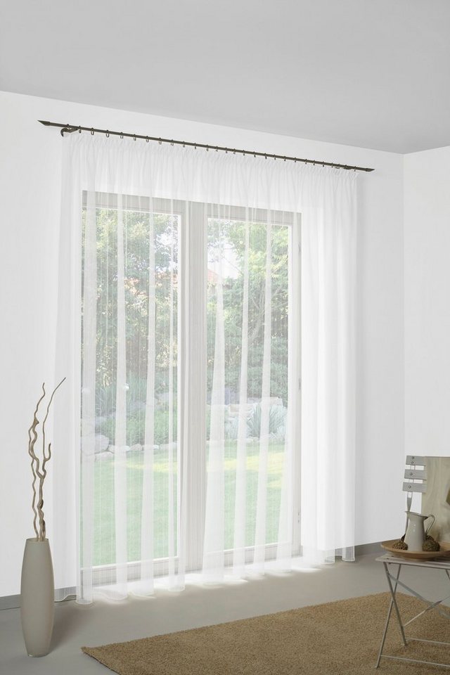 Wirth Gardine Sophia (1 St), Faltenband, halbtransparent – Bild 5 von 5