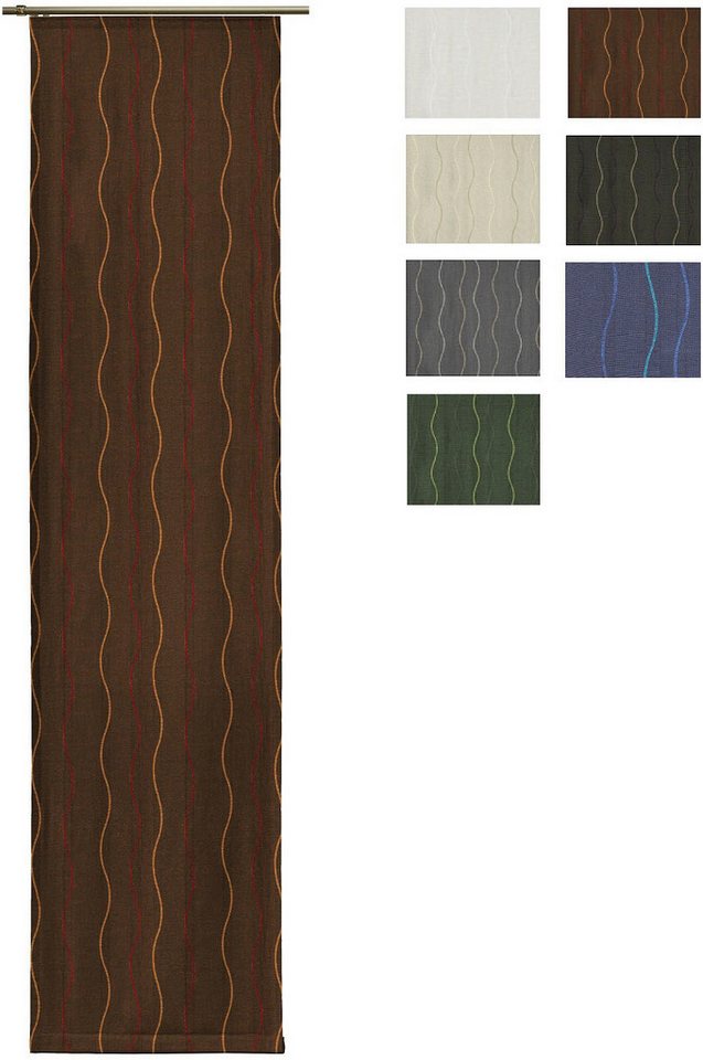 Wirth Schiebegardine Sepino (1 St), Paneelwagen, blickdicht, Jacquard – Bild 4 von 5