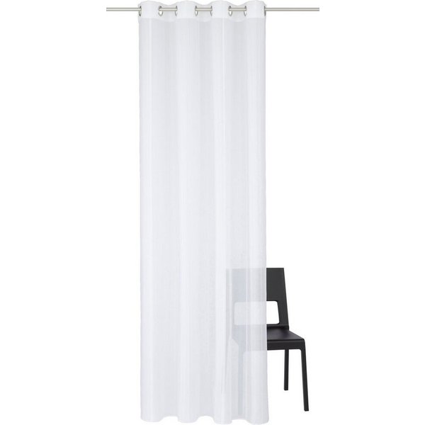 Wirth Vorhang Betsy (1 St), Ösen, halbtransparent, Store