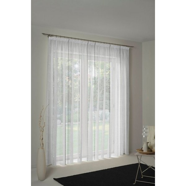Wirth Vorhang Chloé (1 St), Faltenband, halbtransparent, Store