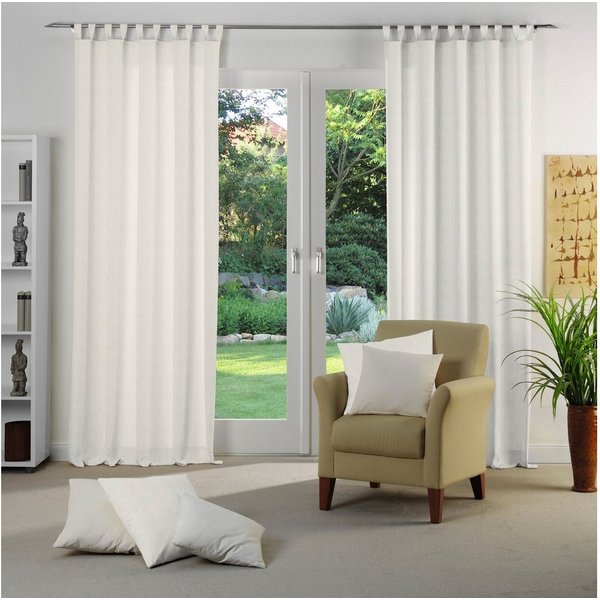 Wirth Vorhang Torbole (1 St), Schlaufen, blickdicht, Jacquard