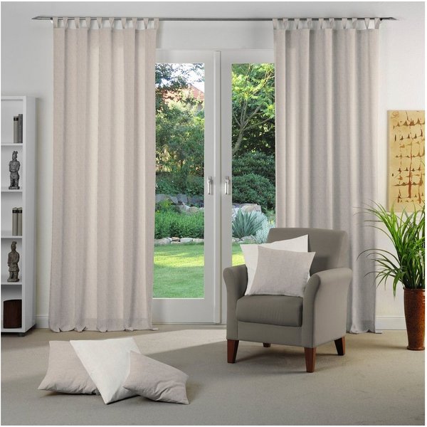 Wirth Vorhang Torbole (1 St), Schlaufen, blickdicht, Jacquard