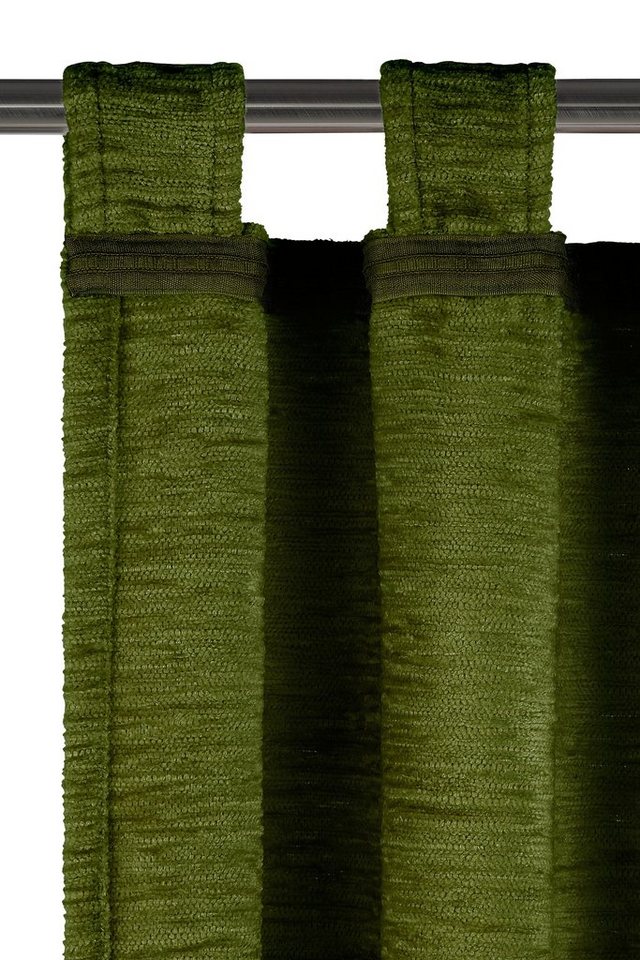 Wirth Vorhang Trondheim 234 g/m² (1 St), Schlaufen, blickdicht, Chenille – Bild 3 von 5