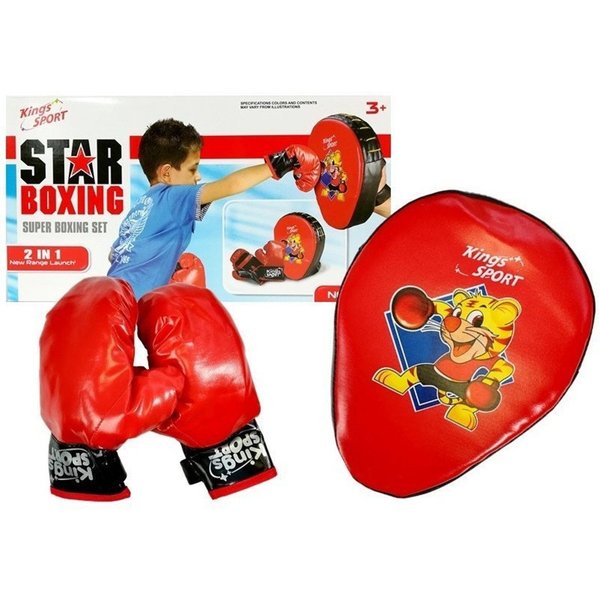 Wisam Lernspielzeug Boxer Set mit Handschuhen Ziel