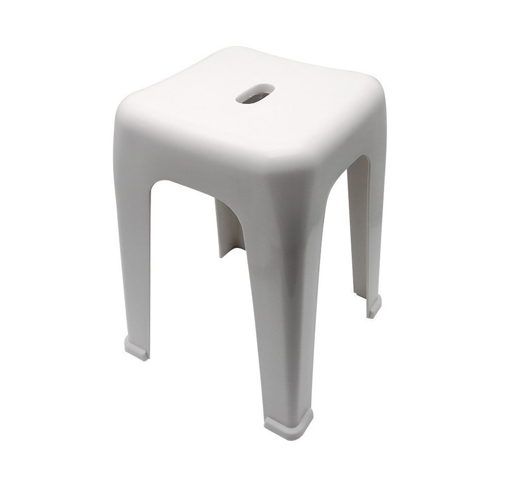 WITEN&NOCK Badhocker Duschhocker Sitzhocker Dusche Wohnzimmer Stuhl aus Kunststoff – Bild 5 von 5