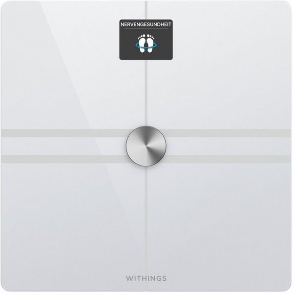 Withings Körper-Analyse-Waage Body Comp, WLAN- oder Bluetooth-Konnektivität, spezielle Modi für Schwangerschaft, Babys und Athleten