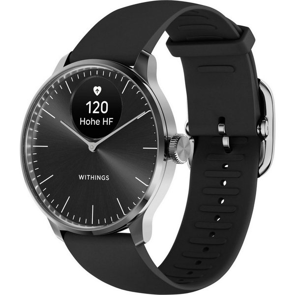 Withings ScanWatch Light 37mm RoseGold, Akku bis 35 Tage, 50 M Wasserdicht Smartwatch (0,63 Zoll, HealthSense OS), Leicht, elegant, langlebig, hybride, für tägl