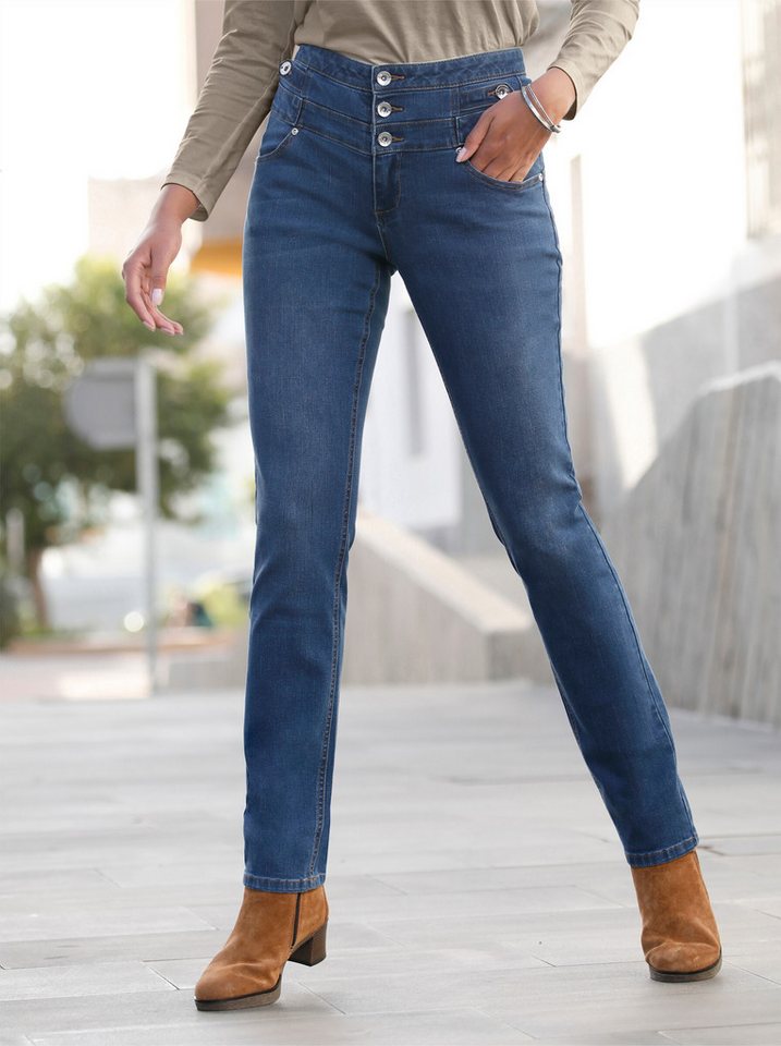Witt Bequeme Jeans Jeans erhöht – Bild 4 von 4