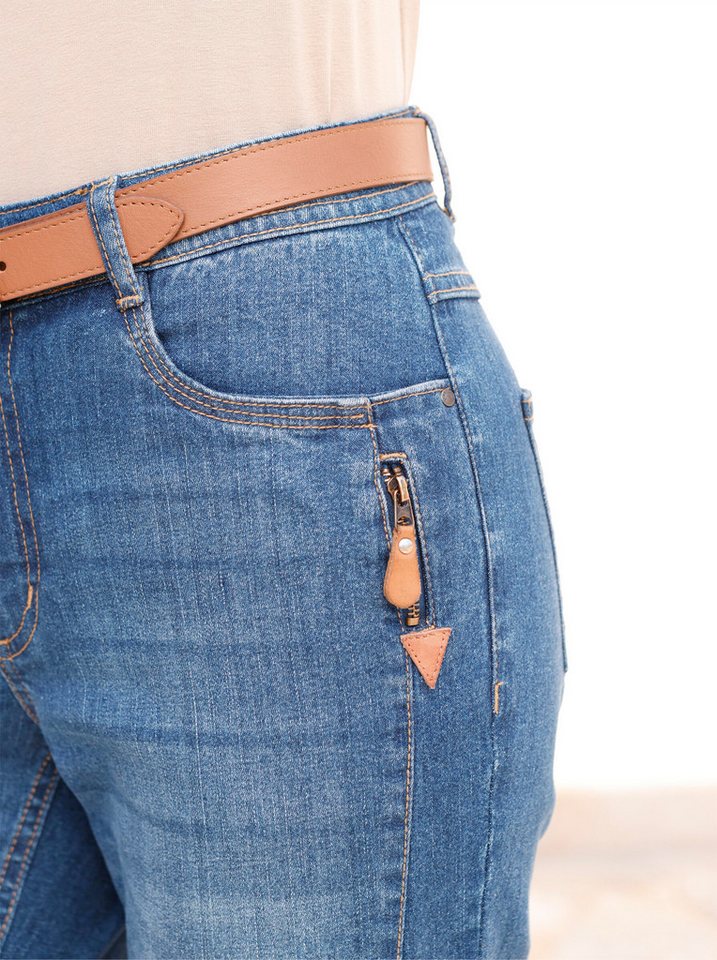 Witt Bequeme Jeans Jeans leicht vertieft – Bild 2 von 5