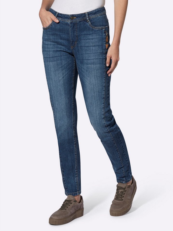 Witt Bequeme Jeans Jeans leicht vertieft – Bild 3 von 5