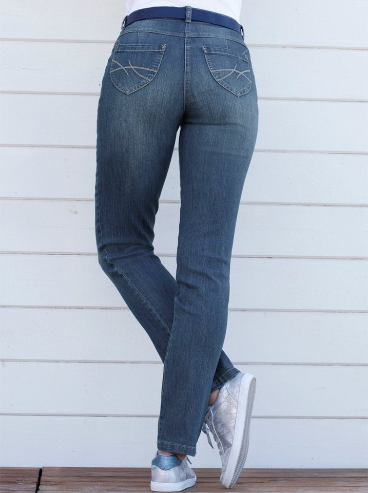 Witt Bequeme Jeans Jeans leicht vertieft – Bild 2 von 4