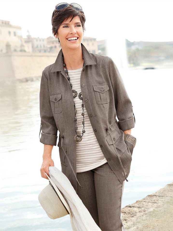 Witt Blusenblazer Blusenjacke Langarm – Bild 2 von 2