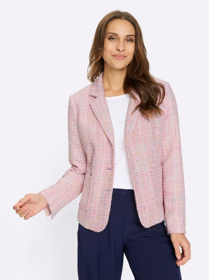 Witt Blusenblazer Bouclé-Blazer Langarm – Bild 2 von 5