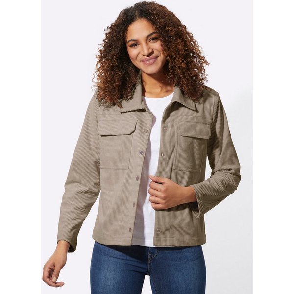 Witt Blusenblazer Cord-Blazer Langarm