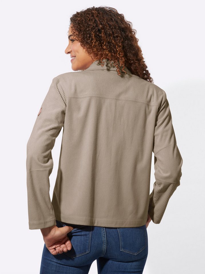 Witt Blusenblazer Cord-Blazer Langarm – Bild 2 von 3