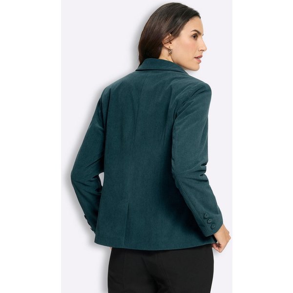 Witt Blusenblazer Cord-Blazer Langarm