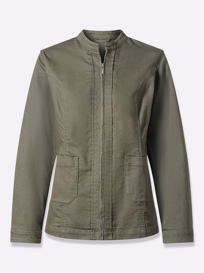 Witt Blusenblazer Jeans-Jacke Langarm – Bild 4 von 5