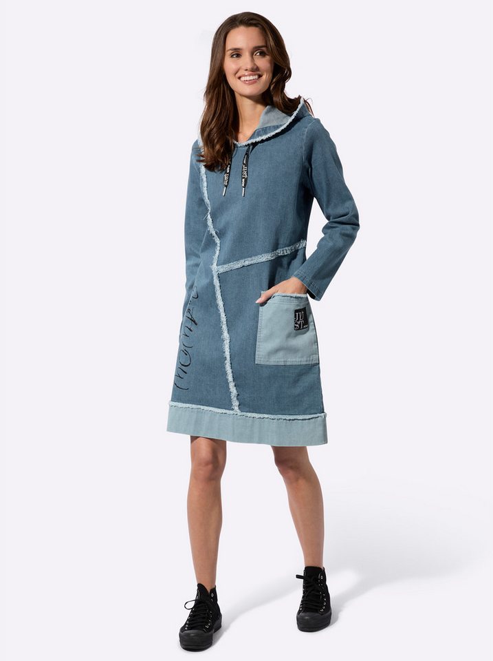 Witt Etuikleid Jeans-Kleid Langarm – Bild 2 von 5