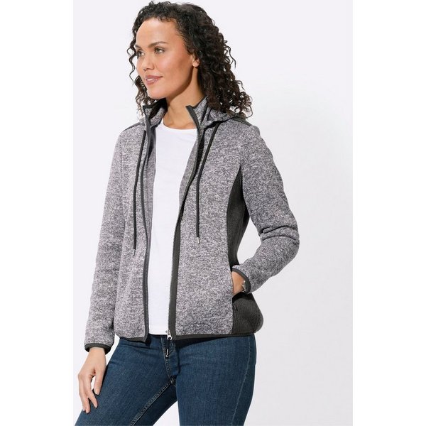 Witt Fleecejacke Strickfleece-Jacke Langarm