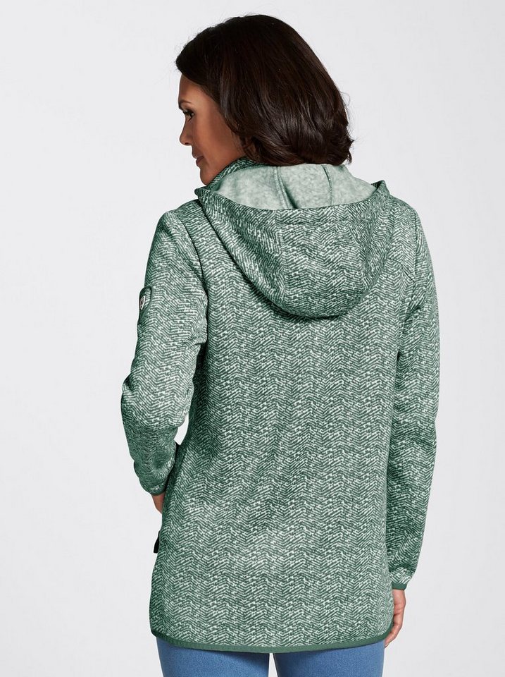 Witt Fleecejacke Strickfleece-Jacke Langarm – Bild 2 von 3