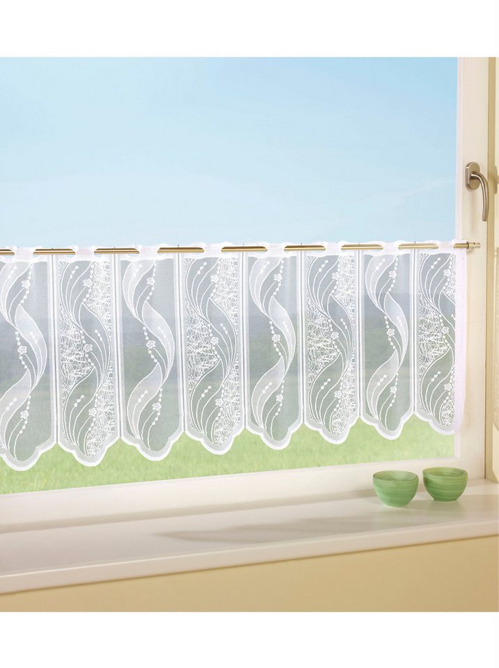 Witt Gardine Fensterbehang, Stangendurchzug, halbtransparent, Fensterbehang – Bild 2 von 2