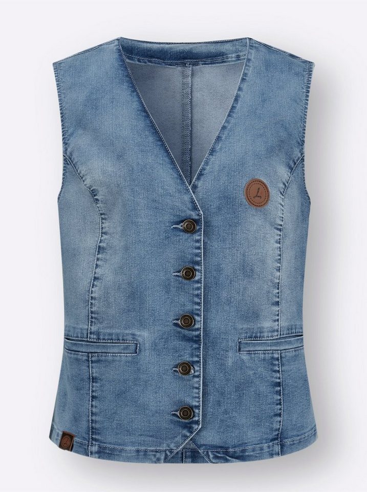 Witt Jerseyweste Jeans-Weste – Bild 3 von 3