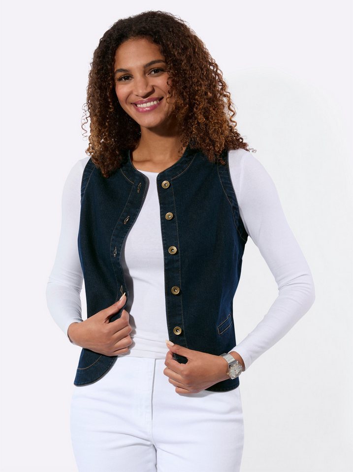 Witt Jerseyweste Jeans-Weste – Bild 3 von 5
