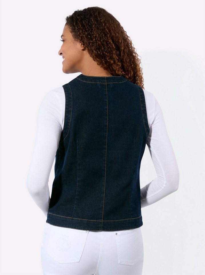 Witt Jerseyweste Jeans-Weste – Bild 4 von 5