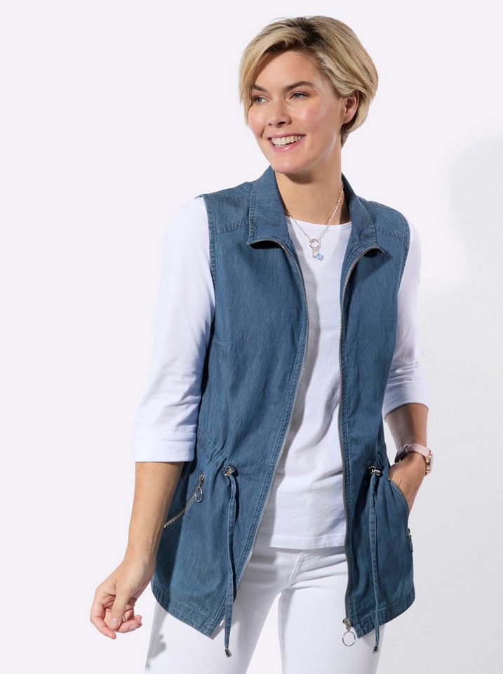 Witt Jerseyweste Jeans-Weste – Bild 2 von 5