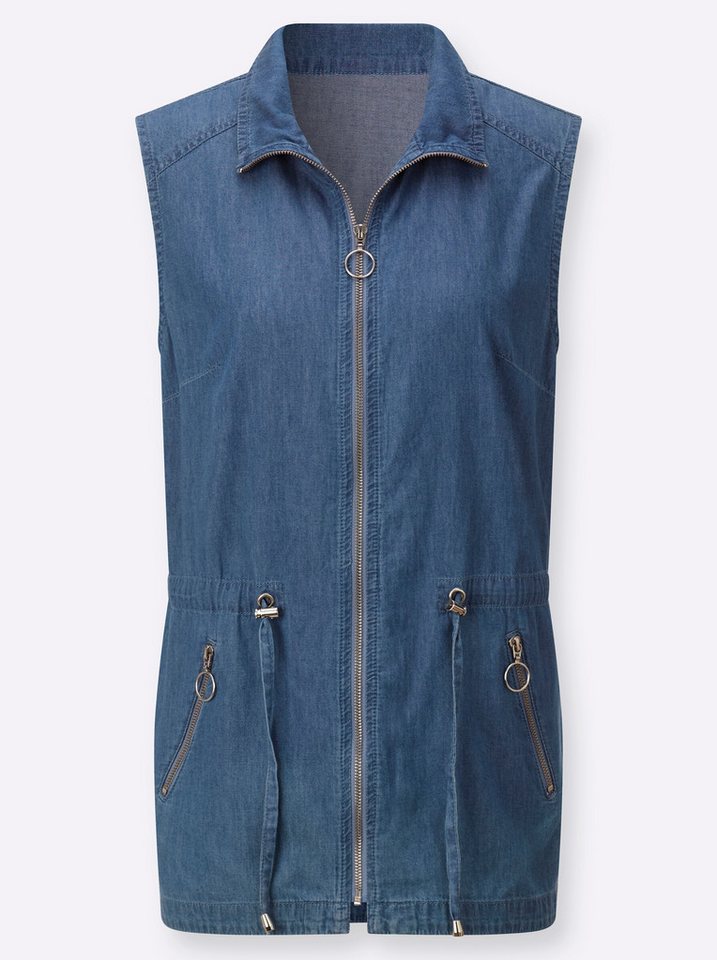 Witt Jerseyweste Jeans-Weste – Bild 4 von 5