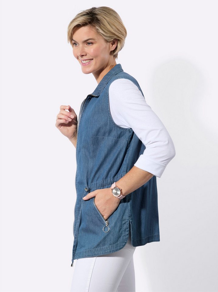 Witt Jerseyweste Jeans-Weste – Bild 5 von 5