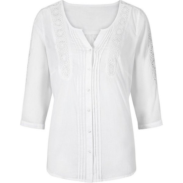 Witt Klassische Bluse Bluse 3/4-Arm