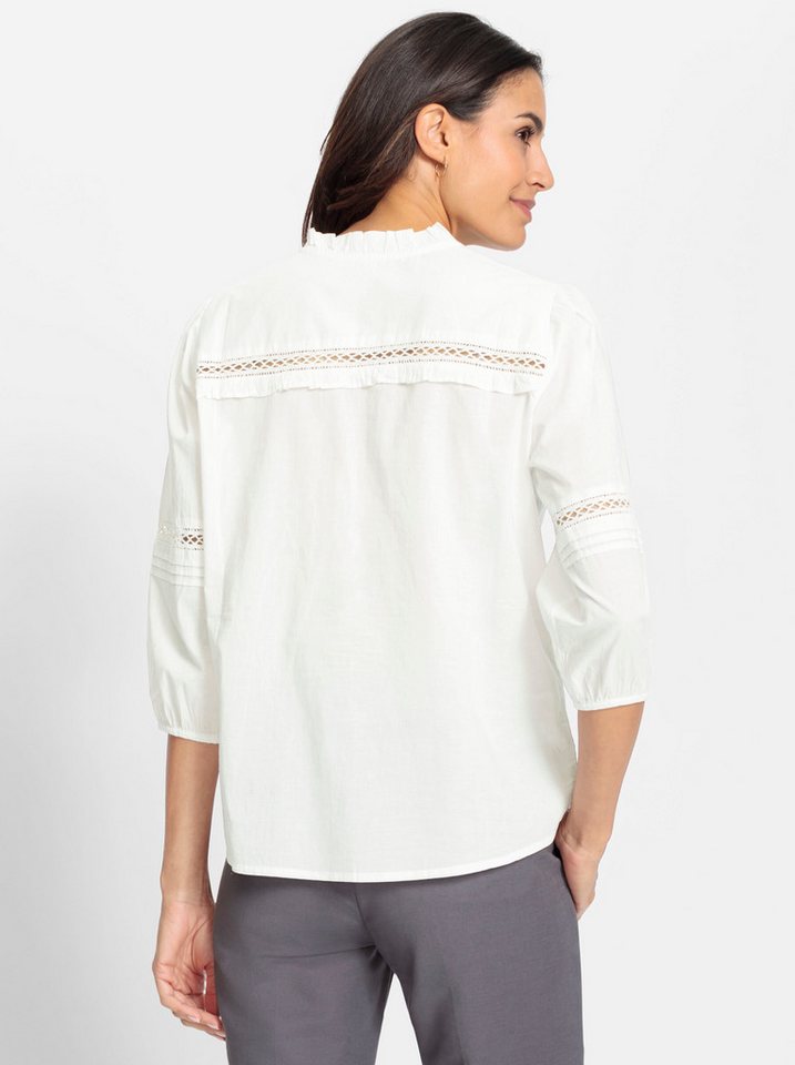 Witt Klassische Bluse Baumwoll-Bluse 3/4-Arm – Bild 5 von 5