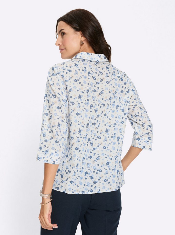 Witt Klassische Bluse Baumwoll-Bluse 3/4-Arm – Bild 3 von 5