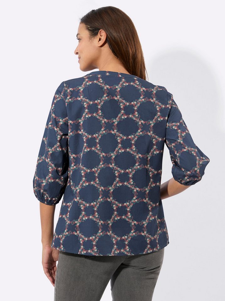 Witt Klassische Bluse Druck-Bluse 3/4-Arm – Bild 2 von 5