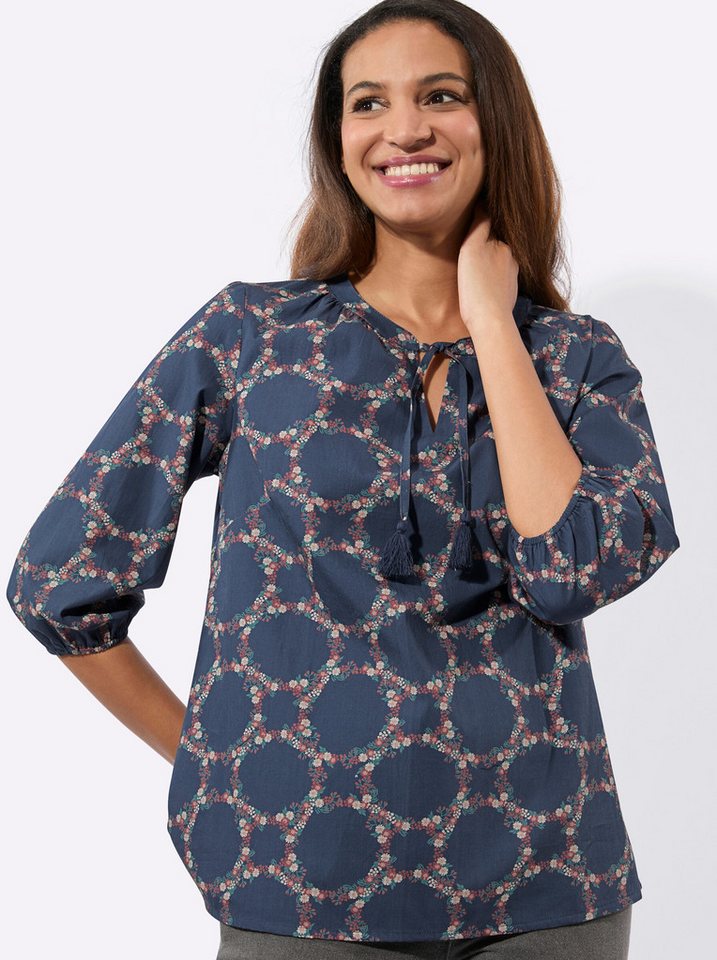 Witt Klassische Bluse Druck-Bluse 3/4-Arm – Bild 5 von 5