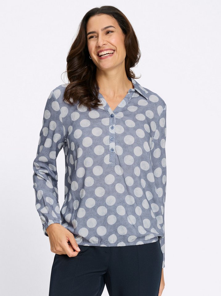 Witt Klassische Bluse Druck-Bluse Langarm – Bild 2 von 5