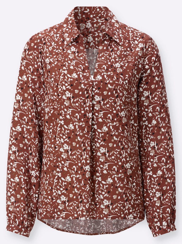 Witt Klassische Bluse Druckbluse Langarm – Bild 5 von 5
