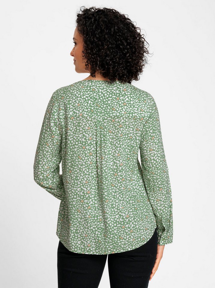 Witt Klassische Bluse Druckbluse Langarm – Bild 2 von 3