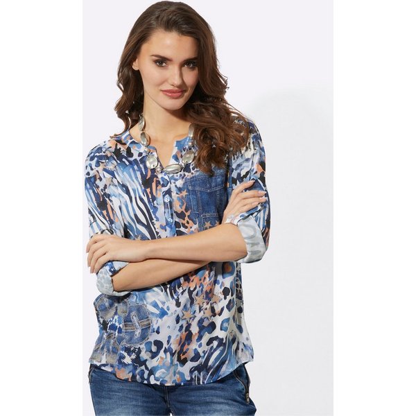 Witt Klassische Bluse Druckbluse Langarm