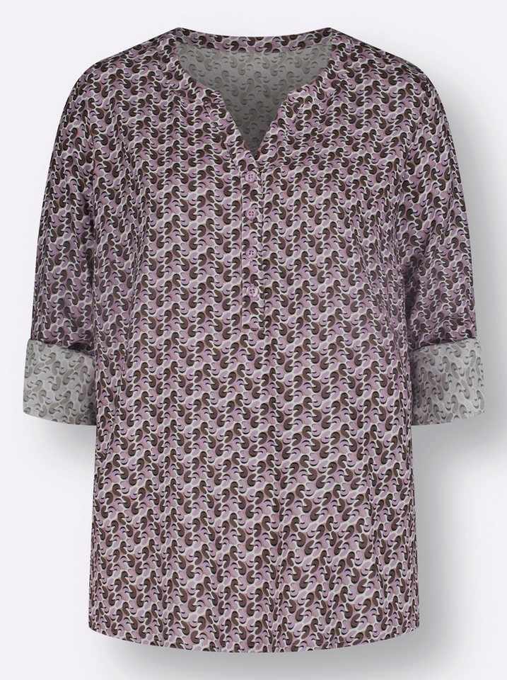 Witt Klassische Bluse Druckbluse Langarm – Bild 3 von 3
