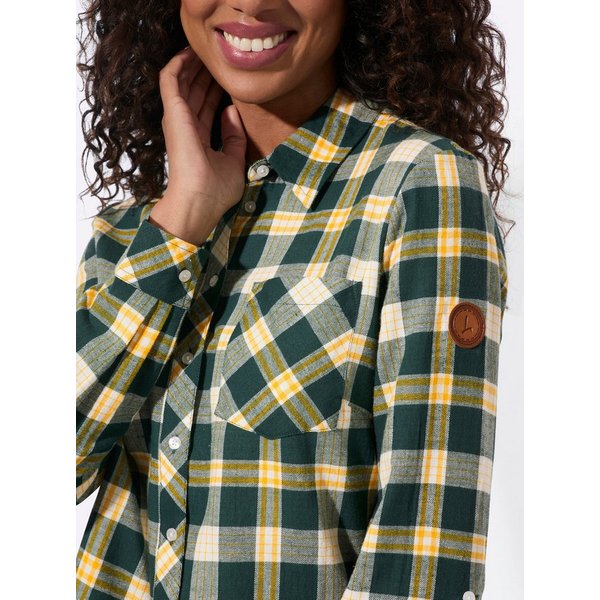 Witt Klassische Bluse Flanell-Bluse Langarm