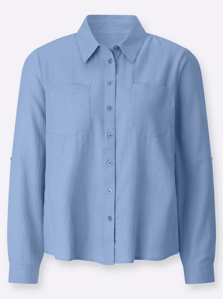 Witt Klassische Bluse Flanell-Bluse Langarm – Bild 3 von 5