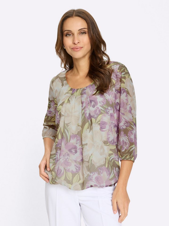 Witt Klassische Bluse Georgette-Bluse 3/4-Arm – Bild 2 von 5