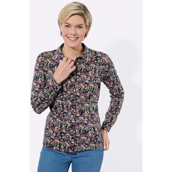 Witt Klassische Bluse Jersey-Bluse Langarm