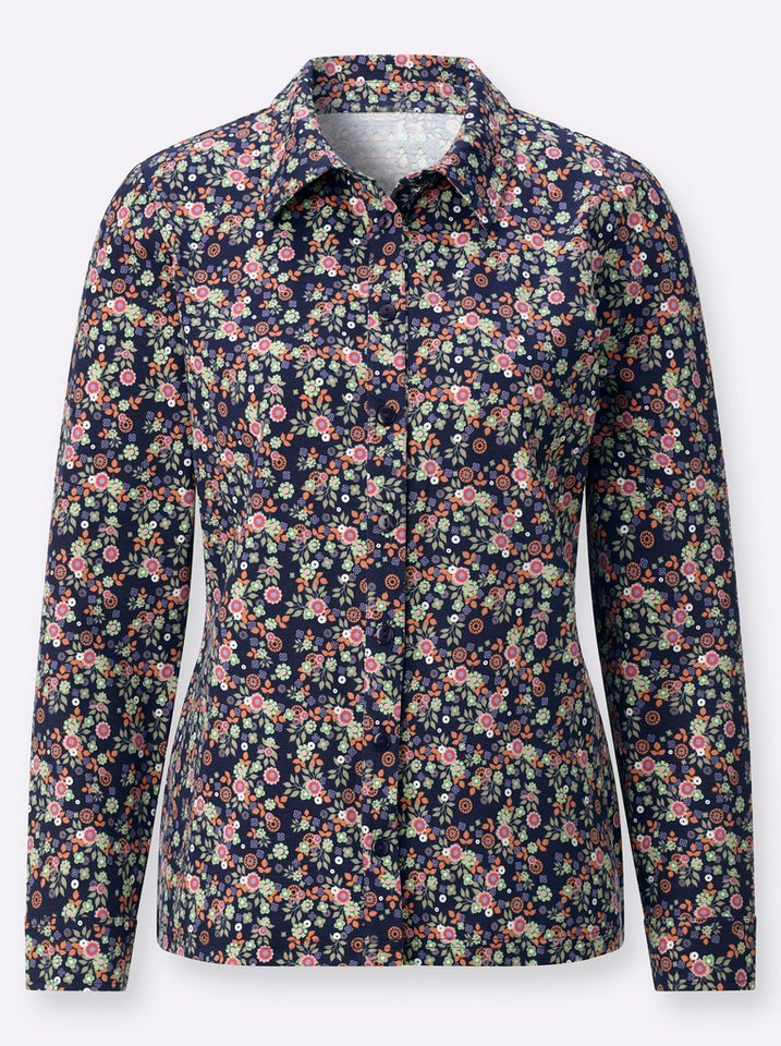 Witt Klassische Bluse Jersey-Bluse Langarm – Bild 3 von 5