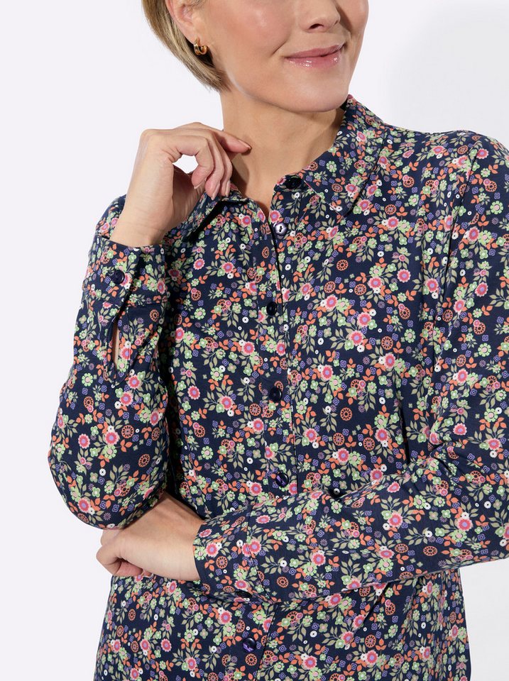 Witt Klassische Bluse Jersey-Bluse Langarm – Bild 5 von 5