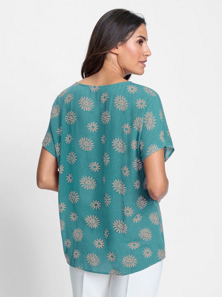 Witt Klassische Bluse Bluse Kurzarm – Bild 2 von 3
