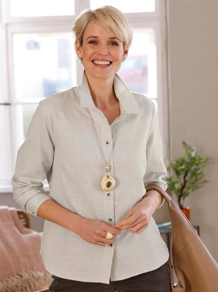 Witt Klassische Bluse Bluse Langarm – Bild 3 von 4