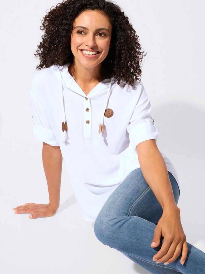 Witt Klassische Bluse Longbluse 3/4-Arm – Bild 5 von 5